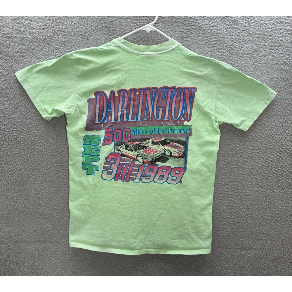 Vintage Stedman Shirt Adult Large Single Stitch Darlington Raceway Nascar 80s